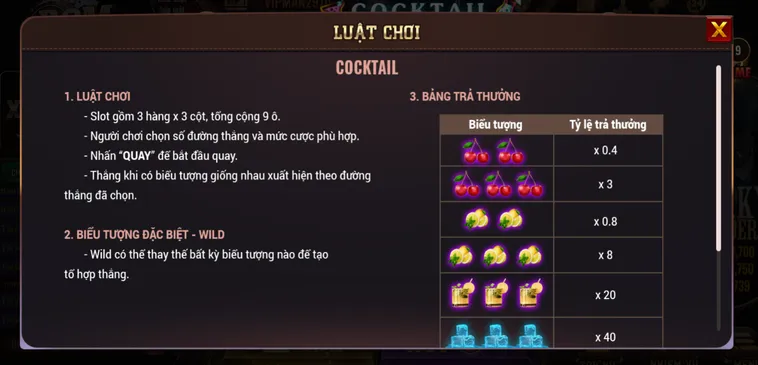 Đắm Chìm Trong Thế Giới Slot Game Cocktail Tại BomWin Đầy Màu Sắc