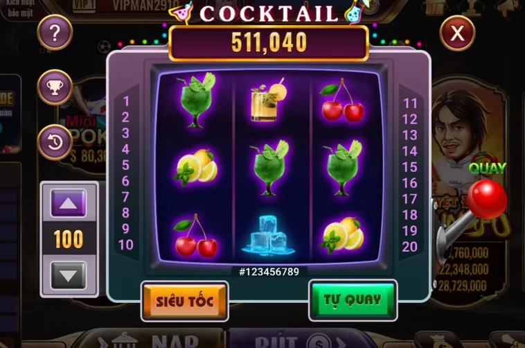 Đắm Chìm Trong Thế Giới Slot Game Cocktail Tại BomWin Đầy Màu Sắc