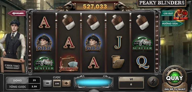 Hướng Dẫn Chơi Slot Game Peaky Blinders Tại BomWin Thắng Lớn Mỗi Ngày