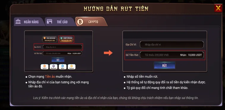 Quy Trình Rút tiền BomWin Bằng Tài Khoản Ngân Hàng Siêu Tốc Về Tài Khoản Trong Vài Phút