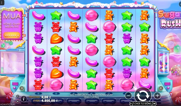 Chinh Phục Đỉnh Cao Slot Game Sugar Rush Tại BomWin Với Phần Thưởng Khổng Lồ