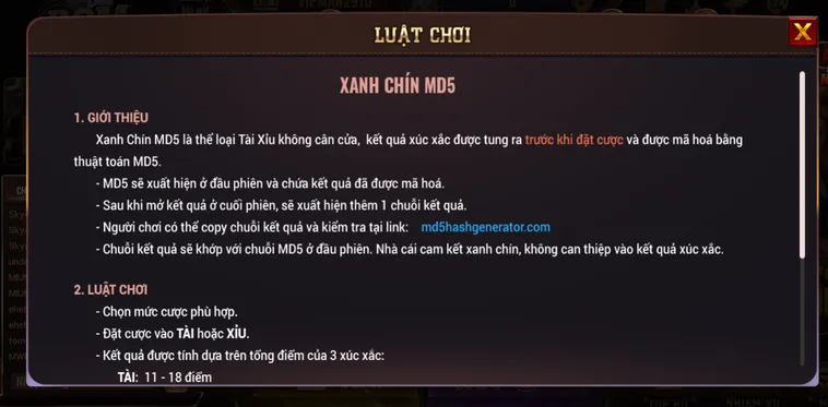 Khám Phá Tuyệt Đỉnh Tài Xỉu MD5 Tại BomWin Cơ Hội Trúng Thưởng Cực Khủng