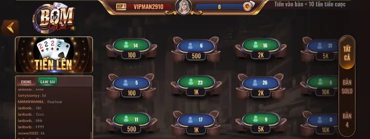Bí Quyết Chinh Phục Tiến Lên Tại BomWin Siêu Đẳng Cấp Cho Mọi Game Thủ